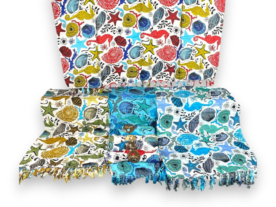 PAREO MULTI ANIMALES 3 COLORES Pack 8