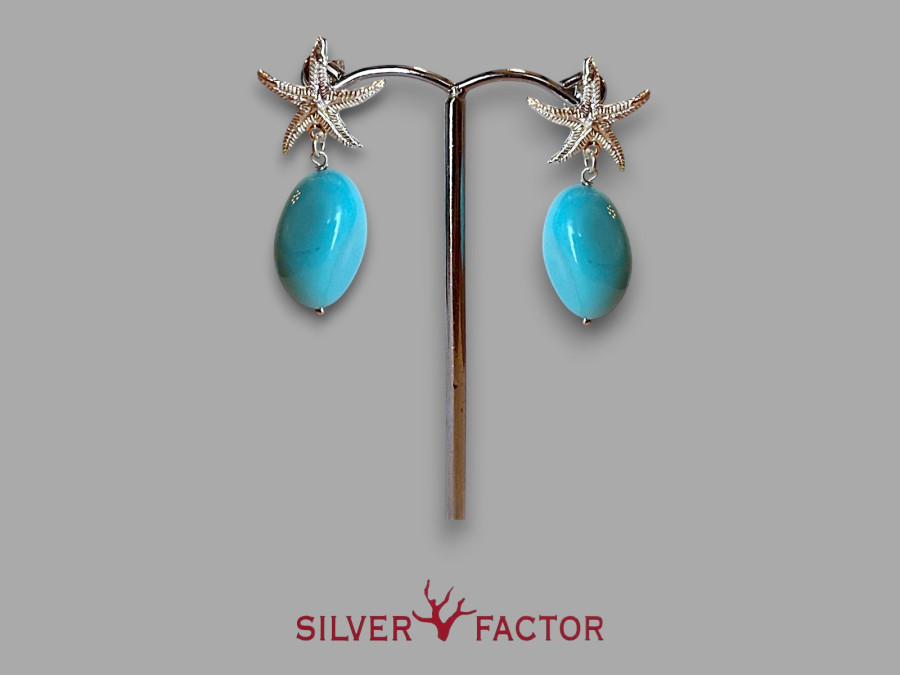 PTE.TURQUESA SASSO Y ESTRELLA AG.PRESION 20mm