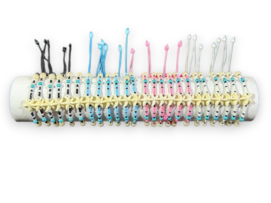 Y.P.MA-26125 BEADS+PERLA+ESTRELLA 4 colors tubo 24