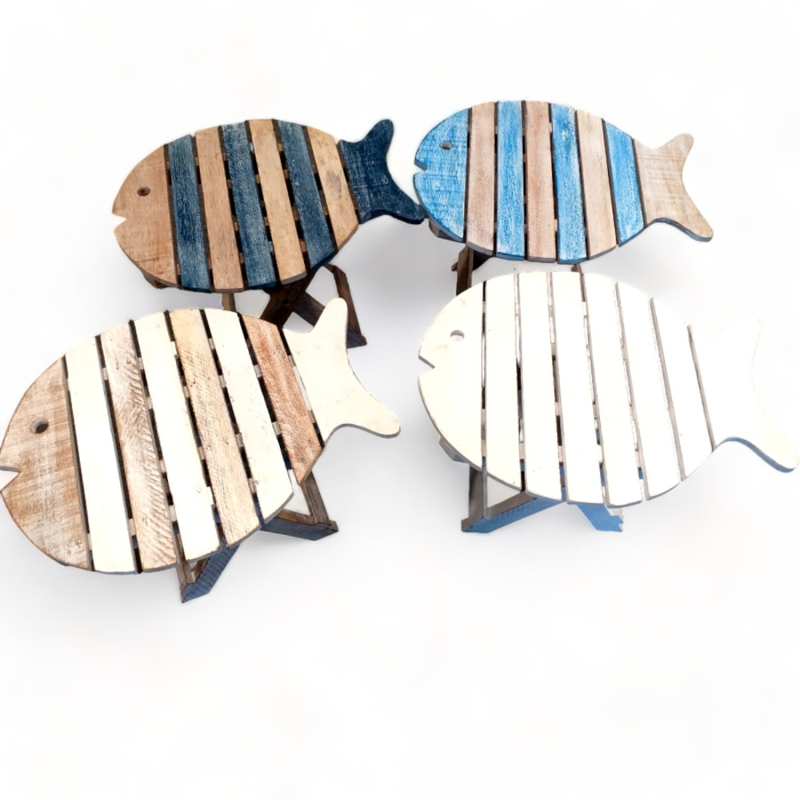 TABURETE MADERA 40x30x32cm