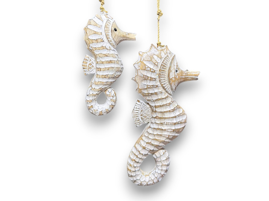 SET 2 HIPOCAMPOS DOBLE CARA 30cm/20cm