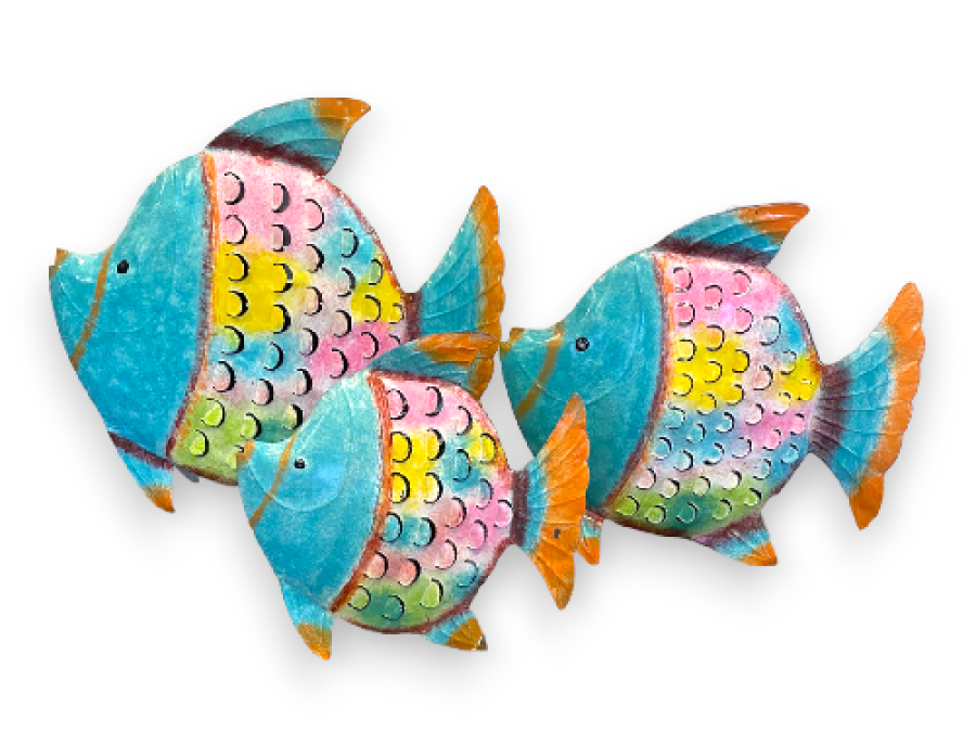 PEZ METAL INDO MULTICOLOR 50cm