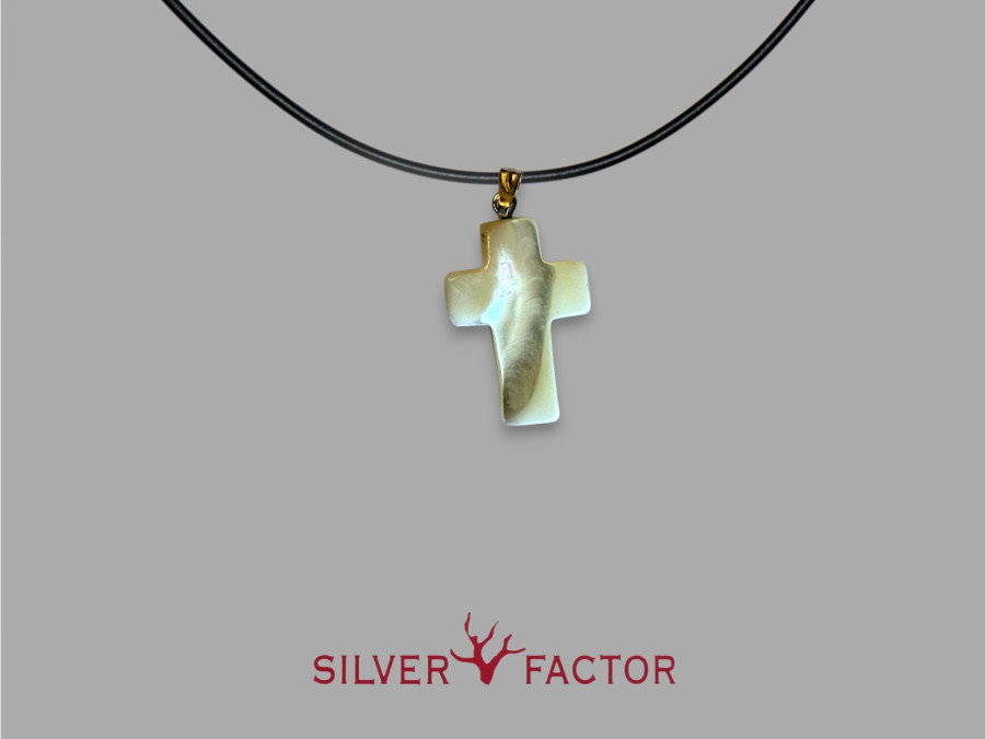 COLGTE.MOP CRUZ METAL 18x25mm  PACK 10PCS