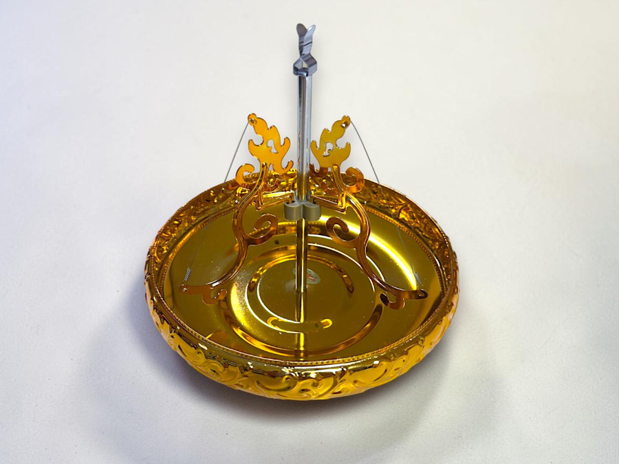 SOPORTE HIERRO PARA INCIENSO DORADO