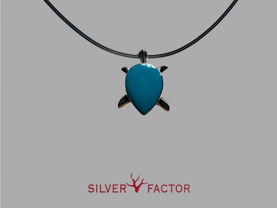 COLGTE.AG.TURQ.TORTUGA 30mm