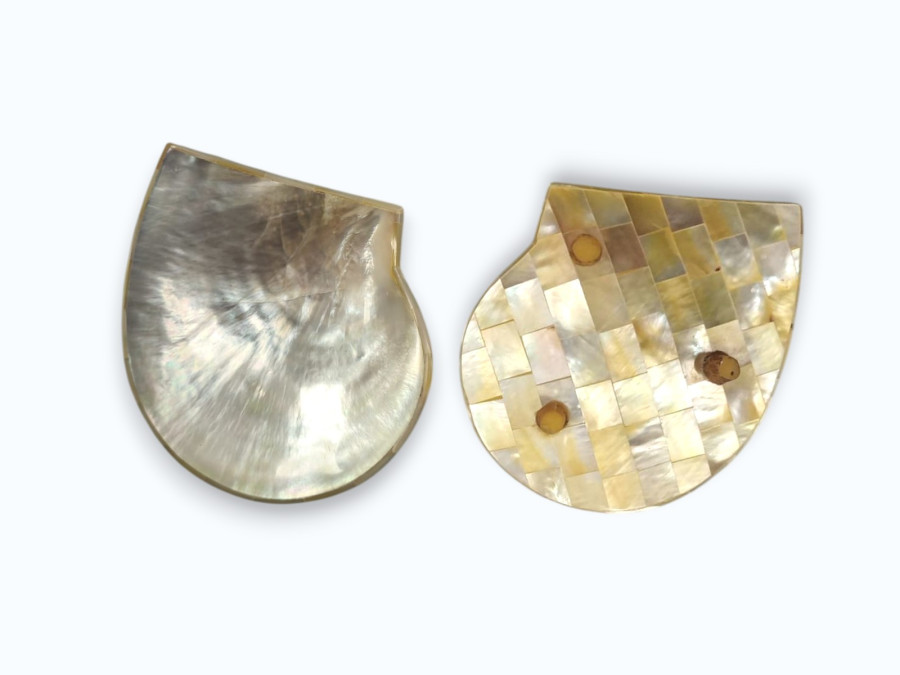 JABONERA MADREPERLA 15cm con soporte Pack 6