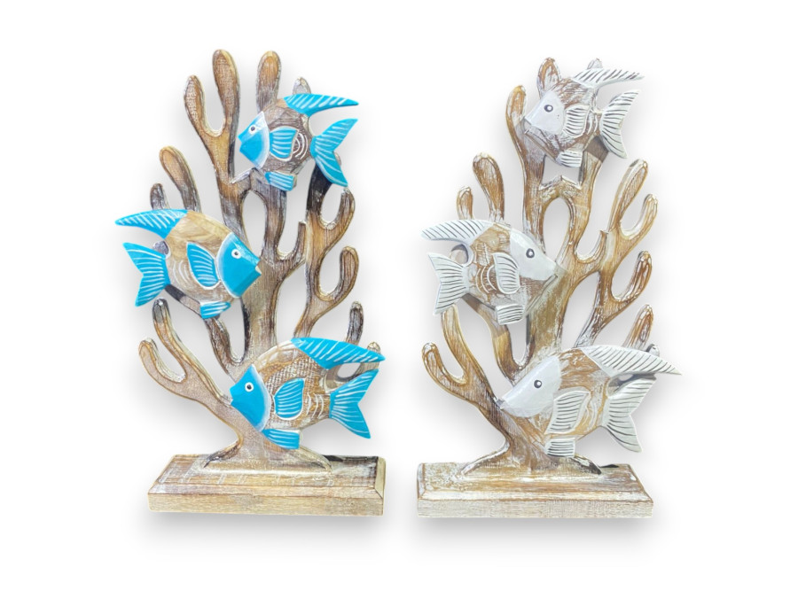 CORAL 3 PECES  45x25cm