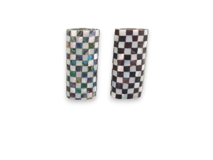 FUNDA MECHERO AJEDREZ 05cm 2 colors