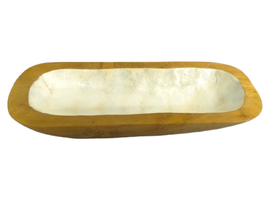 BOWL TEKA OVAL CAPIZ 40x12cm