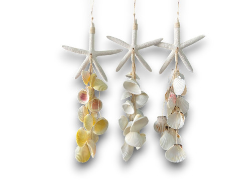 D-2500 DECO ESTRELLA BL14x44cm  3 MOD Pack 6