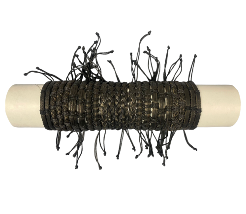 P.MA-2342 CUERO SOLO NEGRO FINA tubo 24 unid.