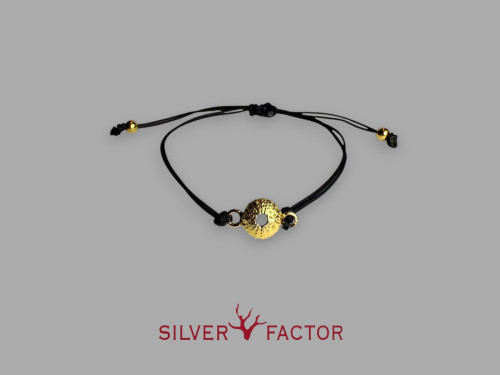 PUL.AG.DORADO ERIZO 10mmCORDON NUDO CHINO