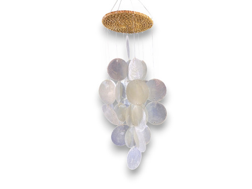 M-2513 CAPIZ RATAN BLCO. 10x30cm