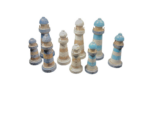 SET 3 FARO MADERA 18/20/25cm