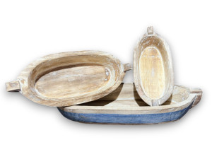 SET 3 BARCOS SIMPLE AZUL/NATUR 50/40/30