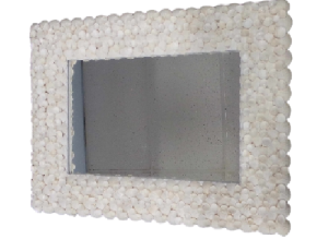 ESPEJO CLAM ROSE 43x33cm