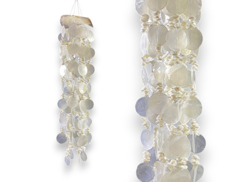 M-2519 OSTREA 13cm CAPIZ BLCO.+CLAM ROSE 60cm