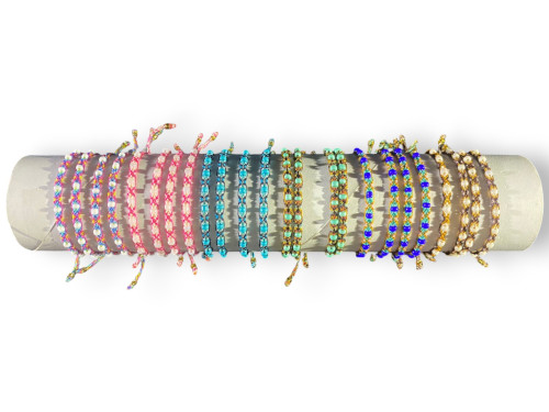 P.MA-25102 MACRAME MINI 6 colors tubo 24