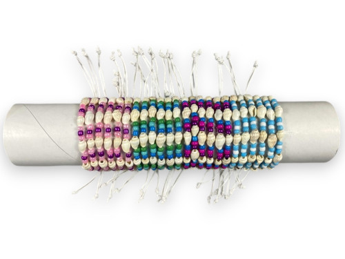 P.MA-2348 NASSA BEADS 3 ASS. COLORS tubo 24 unid.