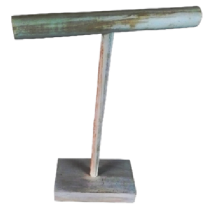 EXPOSITOR PULSERA SIMPLE BLCO. 30cm