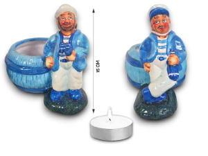 CERAMICA MARINERO BARRIL 15cm (pack 4 und)