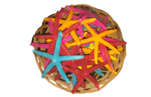 BOLSA DEDOS MULTICOLOR 05-07 cm (bolsa 25 und)